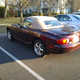 Figure 4: Sad Miata on two jackstands.